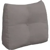 vidaXL Rugkussen Taupe 60 x 24 x 50 cm Stof