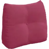 vidaXL Rugkussen Wijnrood 60 x 24 x 50 cm Fluweel