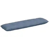 vidaXL Rugkussen Blauw 180 x 50 cm Corduroy stof