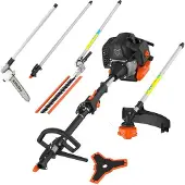 FUXTEC FX-MT252ER Multitool 5in1 Benzin Motorsense mit verstellbarem Hochentaster