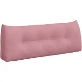 vidaXL Rugkussen Roze 120 x 24 x 50 cm Fluweel