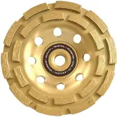 GEKO Diamant-Schleiftopf zweireihig, 125x5mmxM14