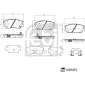 FEBI BILSTEIN Remblokkenset, schijfrem 1003455