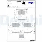 Delphi LP5110EV Remblokken