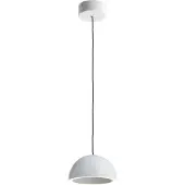 Loom Design Hanglamp Curve, dimbaar, wit / opaal, Woon-/ Eetkamer, Aluminium, Modern