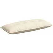 vidaXL Rugkussen Crème 120 x 50 cm Corduroy stof