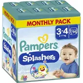 Pampers Splashers Maat 3-4 (6-11 kg) 36 wegwerpbare zwemluiers