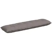 vidaXL Rugkussen Taupe 200 x 19 x 50 cm Stof