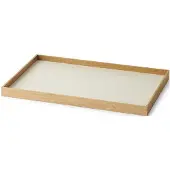 Gejst Frame dienblad medium 23x34 cm Eikenhout-beige