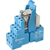 Finder 58.33.9.024.0050 Relaismodule (modulair) Nominale spanning: 24 V/DC Schakelstroom (max.): 10 A 3x wisselcontact Tray 1 stuk(s)