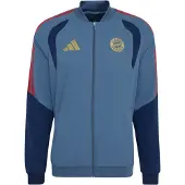 Adidas Sportsweatvest 'FC Bayern 26/27 Presentation' donkerblauw / honing / bloedrood
