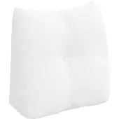 vidaXL Rugkussen Wit 45 x 24 x 50 cm Stof