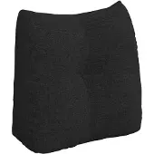 vidaXL Rugkussen Zwart 45 x 24 x 50 cm Stof
