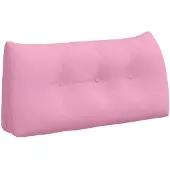 vidaXL Rugkussen Roze 100 x 24 x 50 cm Stof