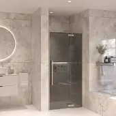Sanivo Nisdeur Set Vigo Rookglas 80x200 RVS Look