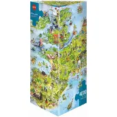 Sonstiges United Dragons of Europe Degano - Legpuzzel 4000 stukjes - Meerkleurig