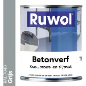 Ruwol Betonverf Grijs (RAL 7040) 750 ml