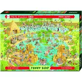 Heye Funky Zoo - Nile Habitat Puzzel (1000 stukjes)