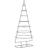 vidaXL | Metalen kerstboom | met standaard 180 cm Poedergecoat staal