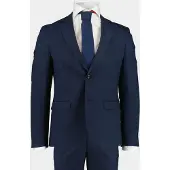 Bos Bright Blue Kostuum toulon suit drop 8 231028to12bo/290 navy