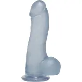 Doc Johnson 7.5 Inch Master Cock with Balls - Clear