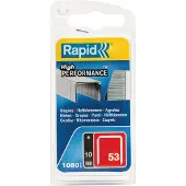 Rapid hoogwaardige nietjes, nr. 53, pootlengte 10 mm, 40109504 - 1080 stuks