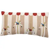 Bloomingville Merry-go-round kussen 30x60 cm Natuur