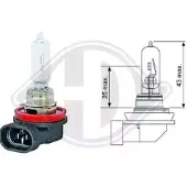 Diederichs LID10035 Gloeilamp, verstraler