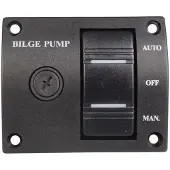 Talamex Bilge Pump Control Panel 76x63 Mm Zwart