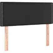 vidaXL Hoofdbord 90x5x78/88 cm kunstleer zwart