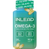 INLEAD Omega-3 1000mg Triglyceride Form (120 Caps) Unflavoured - Vitaminen, mineralen & gezondheid - Vetzuren