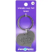 Paper Dreams Sleutelhanger metal vrienden voor (rvs)