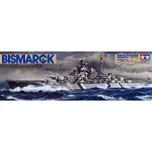 Tamiya Modelbouwpakket Schepen - 78013 WWII German Battleship Bismarck Plastic - 1:350 - Modelbouw