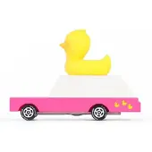 Candylab Toys Candycar World: DUCKIE WAGON (W806) 8,9x3,8x6,4cm, wooden diecast, magnetic, in giftbox, 3+