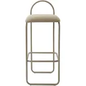 AYTM Angui High Barstoel 92.5 cm | Taupe Boucle