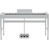 Gear4Music Keynote Contemporary Digital Piano with Bluetooth White