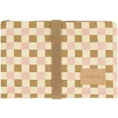 Nobodinoz Hyde Park Verzorgingsmat - 50x70x2cm - Yellow Pink Mosaic