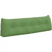 vidaXL Rugkussen Lichtgroen 160 x 24 x 50 cm Fluweel