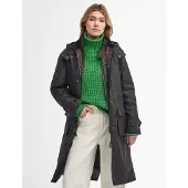 Barbour Jas Women Long Cannich Wax Olive Classic-14