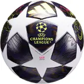 Adidas Bal 'UEFA Champions League Final League' geel / donkerlila / wit