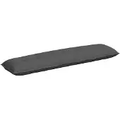 vidaXL Rugkussen Donkergrijs 200 x 50 cm Corduroy stof