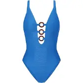 Triumph Swimwear Badpak ' Red Label Summer Dune ' blauw