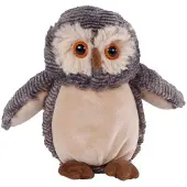 Take Me Home Uil knuffel pluche 18cm zacht speelgoed multi kleuren.