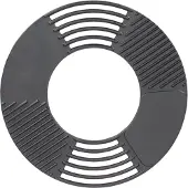 Esschert Design - Vuurschaal BBQ rooster/bakplaat gietijzer - Buiten koken - Staal - Zwart