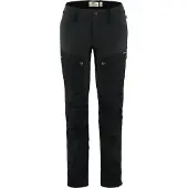Fjällräven - Women's Keb Trousers - Trekkingbroek 44 - Short, zwart