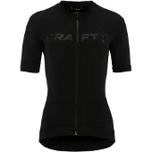 Craft ENDUR LOGO JERSEY W Dames Fietsshirt - Zwart