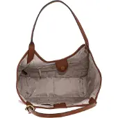 DKNY schoudertas Mari Tote Bag Natural / Saddle beige