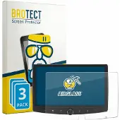 BROTECT Screenprotector 3 Stuks voor Eonon UX6SK2-PLUS Beschermglas transparant