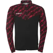 Uhlsport Progressive 28 Poly Tracksuit Jacket Zwart 6-7 Years Kinderen
