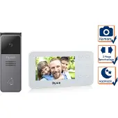 Byron DIC-24512 - Video deurbel Bedraad - Intercom en camera - 2 draadsaansluiting - 4,3" Monitor